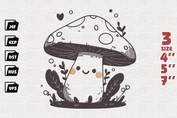 Cute Mushrooms Embroidery Design: A Seasonal Review