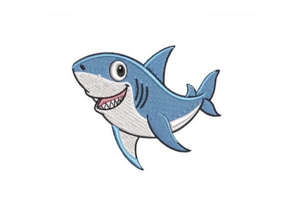 Happy Shark Embroidery Design Review