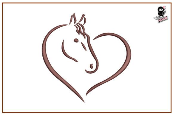 Horse Heart Embroidery: A Barn Logo Review
