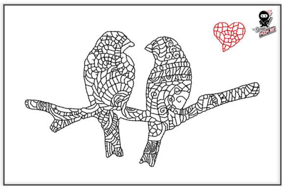 Mandala Love Birds Embroidery: A Craft Fair Review
