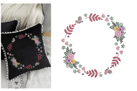 Review: Flower Frame Embroidery Designs for Craft Fairs
