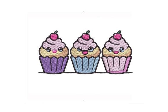 Review: Kawaii Cupcakes Embroidery Design