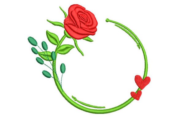 Review: Rose with Heart Embroidery Designs