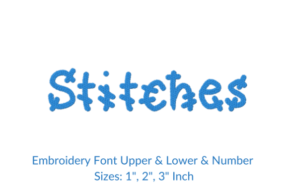 Review: Stitches Font Embroidery Design for Craft Fairs