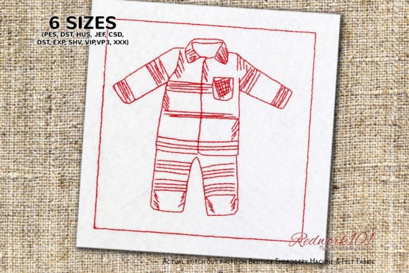 Reviewing Fire Fighter Costume Bluework Embroidery