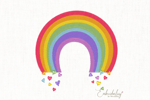 Reviewing the Love Rainbow Machine Embroidery Design