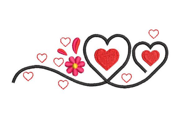 Reviewing Two Hearts Together Embroidery Designs